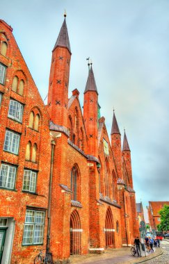 Heiligen-Geist-hastanede Lubeck, Almanya'nın kuzeyinde Schleswig-Holstein,