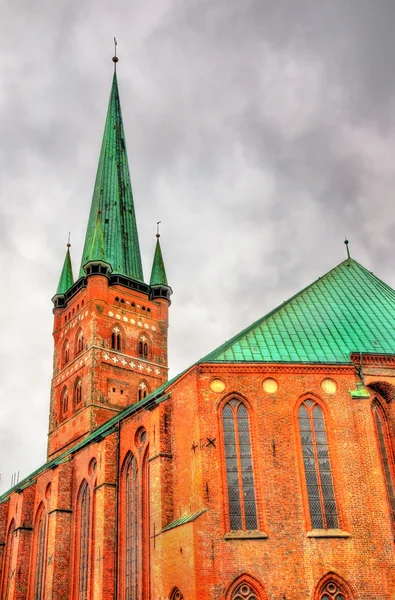 St. Peters Kerk in Lübeck - Duitsland — Stockfoto