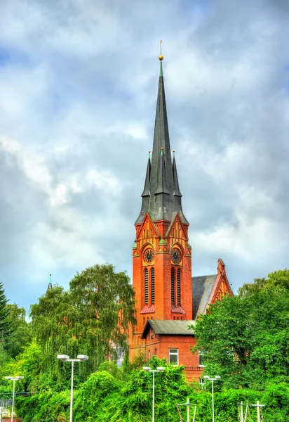 Widok kościoła St. Lorenz w Lubeck, Niemcy — Zdjęcie stockowe