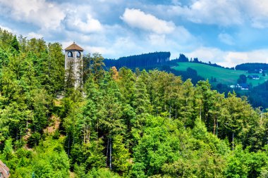 Görünüm şehrin Triberg im Schwarzwald - Almanya