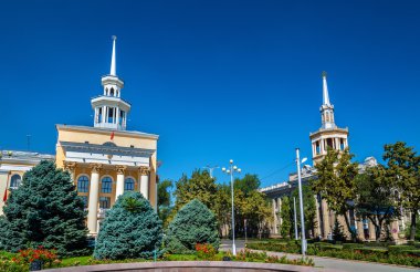 National Bank of the Kyrgyz Republic in Bishkek clipart