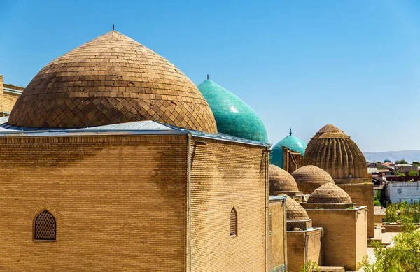 Shah-i-Zinda, uma necrópole muçulmana em Samarcanda - Uzbequistão — Fotografia de Stock