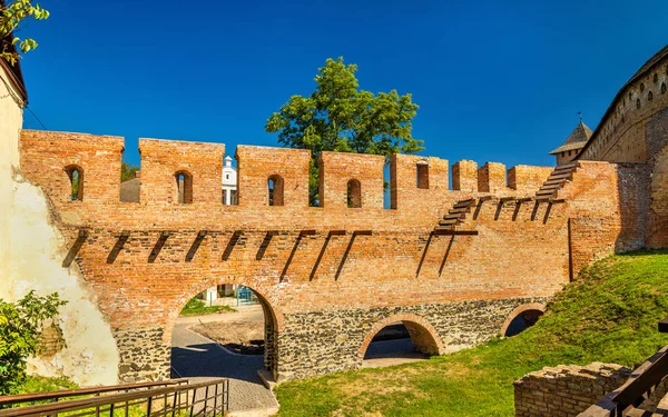 Vista do Castelo Lubart em Lutsk - Ucrânia — Fotografia de Stock