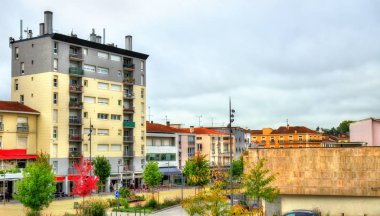 Dax kasabası - Fransa binalarda