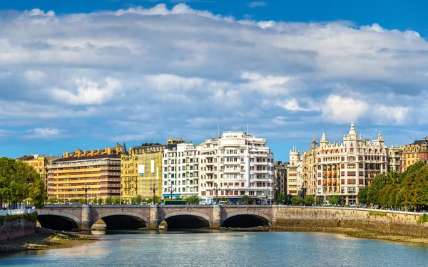 Cityscape of San Sebastian or Donostia - Spain — Stock Photo, Image
