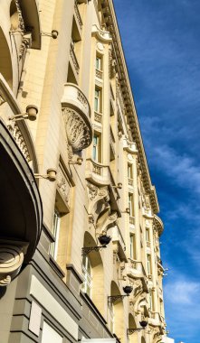 Tipik bina merkezi Madrid, İspanya