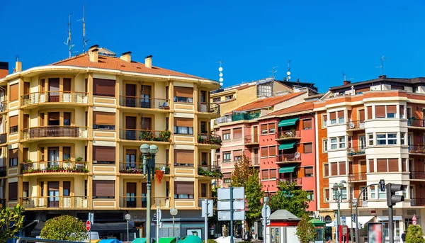 Gebouwen in de oude stad van Irun - Spanje — Stockfoto