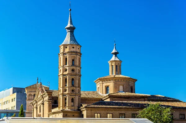 Церковь Сан-Хуан-де-лос-Панеис в Сарагосе, Испания — стоковое фото