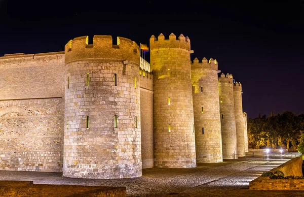 Aljaferia, арабська палац Сарагоси, Іспанія — стокове фото