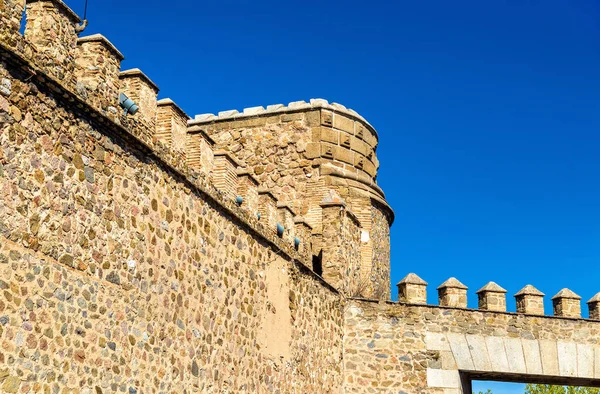 Details of Puerta de Bisagra Nueva Gate in Toledo, Spain — Stock Photo, Image