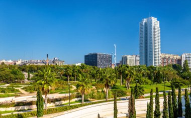 Turia bahçeleri Valencia, İspanya