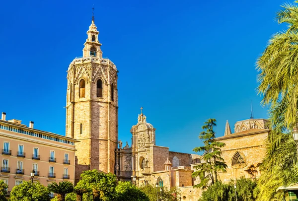 Metropolitan Cathedral-bazilika, a Nagyboldogasszony, Valencia, Spanyolország — Stock Fotó