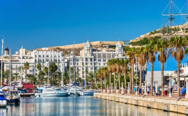 Alicante, İspanya Marina sahil