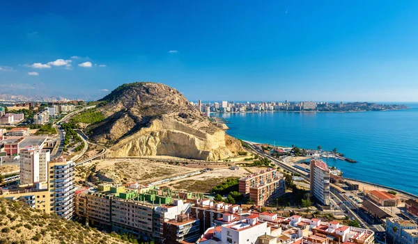 Utsikt över Serra Grossa o San Julian berg i Alicante, Spanien — Stockfoto