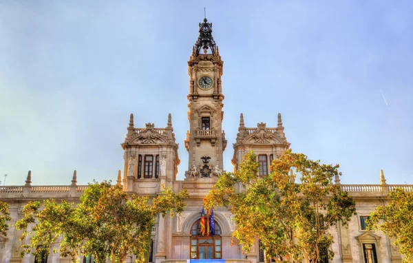 Casa Consistorial, το Δημαρχείο της πόλης της Βαλένθια, Ισπανία — Φωτογραφία Αρχείου