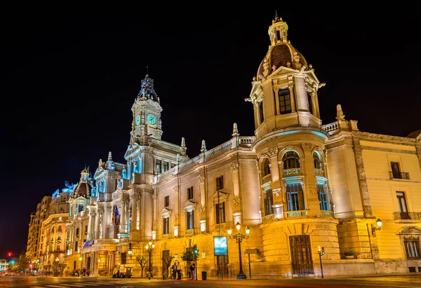 Casa Consistorial, Câmara Municipal de Valência, Espanha — Fotografia de Stock