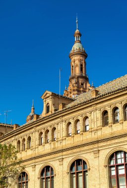 Plaza de Espana, bir mimari Seville - İspanya karmaşık ana bina