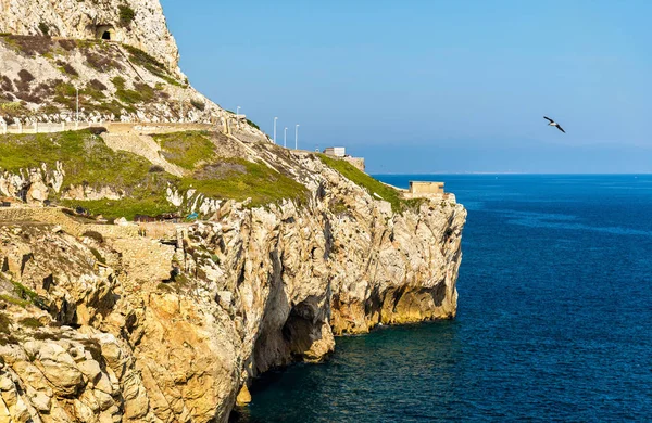 Litoral de Gibraltar em Europa Point — Fotografia de Stock