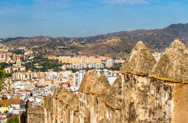 Malaga - Andalusia, İspanya Gibralfaro Kalesi
