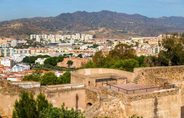 Malaga - Andalusia, İspanya Gibralfaro Kalesi