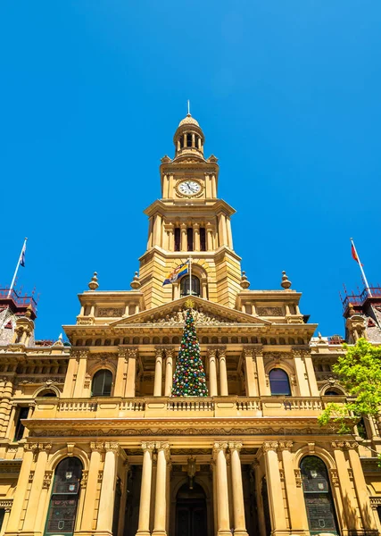 El Ayuntamiento de Sydney en Australia. Construido en 1889 — Foto de Stock