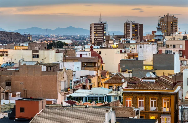 Vista sobre a cidade de Cartagena, Espanha — Fotografia de Stock