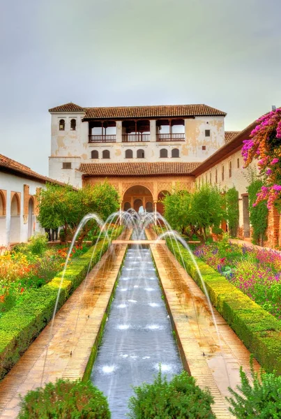Generalife Palace in Granada, Spain — Stock Photo, Image