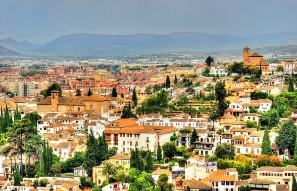 Panorama z Granada ve Španělsku — Stock fotografie