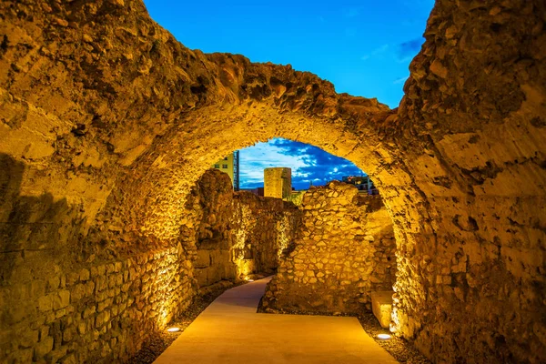 古罗马城墙的塔拉戈纳-加泰罗尼亚，西班牙 — 图库照片