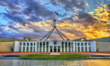 Canberra, Avustralya 'daki Parlamento Binası