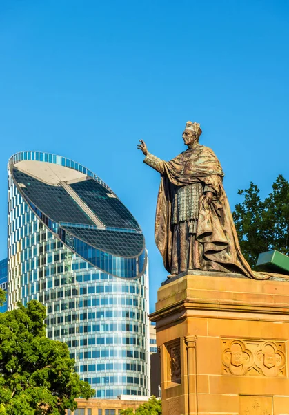 Staty vid St Mary katedralen i Sydney - Australien — Stockfoto