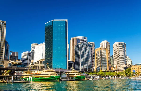 Vista de Sydney en Circular Quay. Países Bajos — Foto de Stock