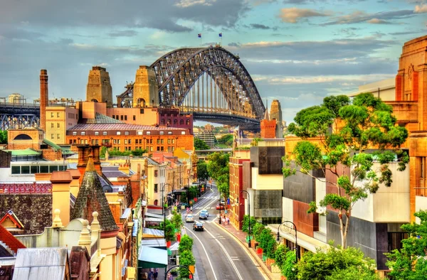 Sydney Harbour Bridge, postavený v roce 1932. Austrálie — Stock fotografie