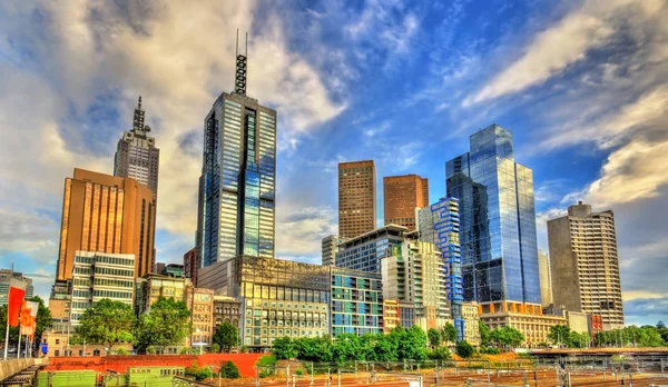 Skyscrapers of Melbourne CBD in Australia — Stock Photo, Image