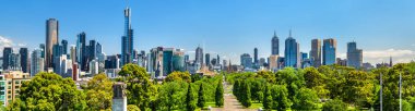 Kings etki alanı parklands - Avustralya Melbourne Panoraması