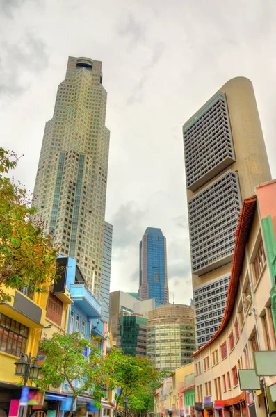 보트 키, 싱가포르의 역사적인 지구 — 스톡 사진