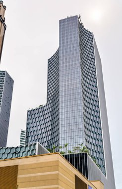 Singapur merkezi iş bölgesi binalarda