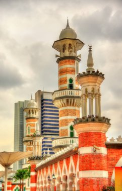 Masjid Jamek, en eski camilerinden Kuala Lumpur, Malezya