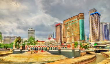 Masjid Jamek, en eski camilerinden Kuala Lumpur, Malezya
