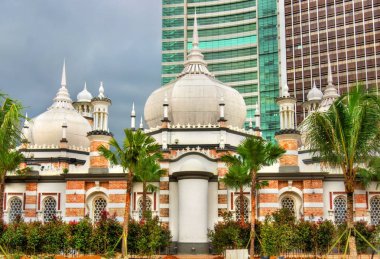 Masjid Jamek, en eski camilerinden Kuala Lumpur, Malezya