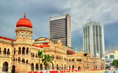 Sultan Abdul Samad Kuala Lumpur binada. 1897 yılında inşa edilmiş, şimdi bilgi Bakanlığı ofisleri evler. Malezya