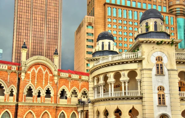 Panggung Bandaraya, stads teatern och den gamla höga domstolen Building i Kuala Lumpur, Malaysia — Stockfoto