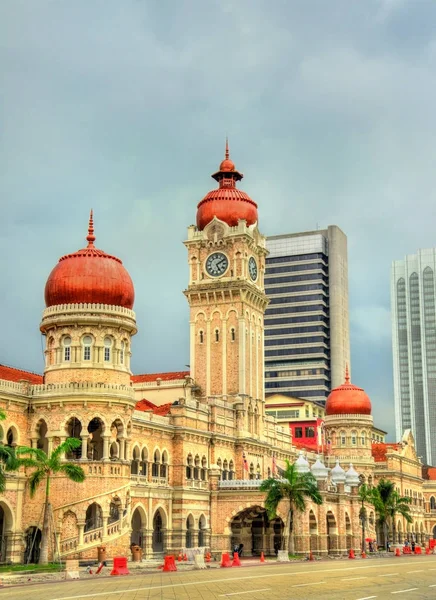 Sultan Abdul Samad byggnad i Kuala Lumpur. Byggt år 1897, hus det nu kontor av Information departement. Malaysia — Stockfoto