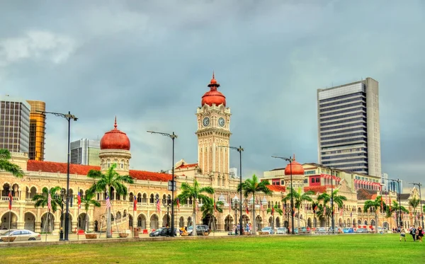 Sultan Abdul Samad byggnad i Kuala Lumpur. Byggt år 1897, hus det nu kontor av Information departement. Malaysia — Stockfoto