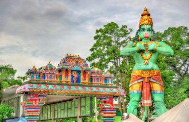 Hanuman, Ramayana mağara, Batu mağaraları, Kuala Lumpur adlı bir Hindu tanrısı heykeli