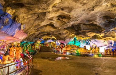 Batu mağaraları kompleksi, Kuala Lumpur, Malezya Ramayana mağarada iç