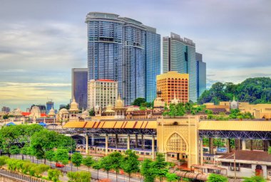 Malezya'da Kuala Lumpur eski tren istasyonu