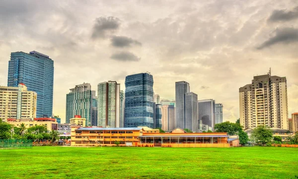 Downtown Kuala Lumpur skyline. Malaysia — Stockfoto