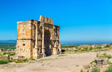 Volubilis, UNESCO miras Fas, Caracalla zafer takı