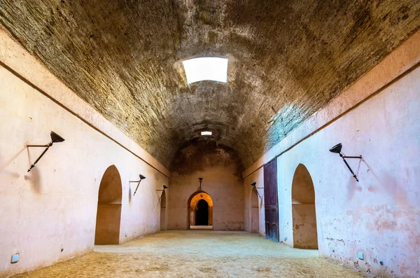 Kraliyet ahırları ve Moulay Ismail, Meknes, tahıl ambarları — Stok fotoğraf